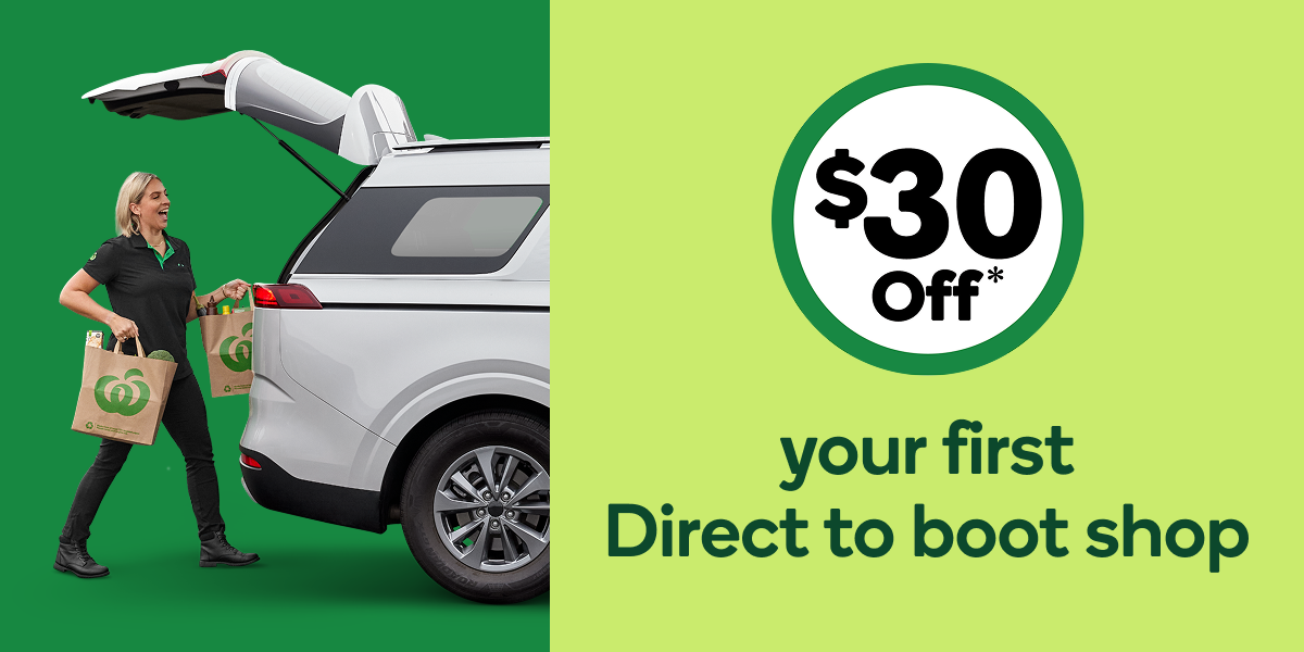$30 Off* - on your first Direct to boot shop