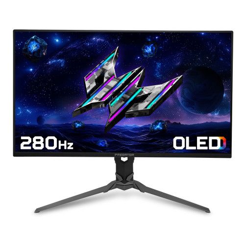 Acer Predator X27 X1 27" QD-OLED 4K UHD 280 Hz 0.03ms Quantum Dot Height Adjustable Gaming Monitor with Speakers