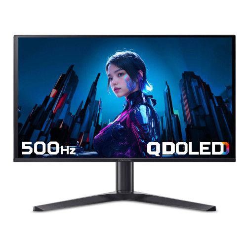 Acer Predator X27U F5 27" QD-OLED Quad HD 500 Hz 0.03ms Quantum Dot Height Adjustable Gaming Monitor with Speakers