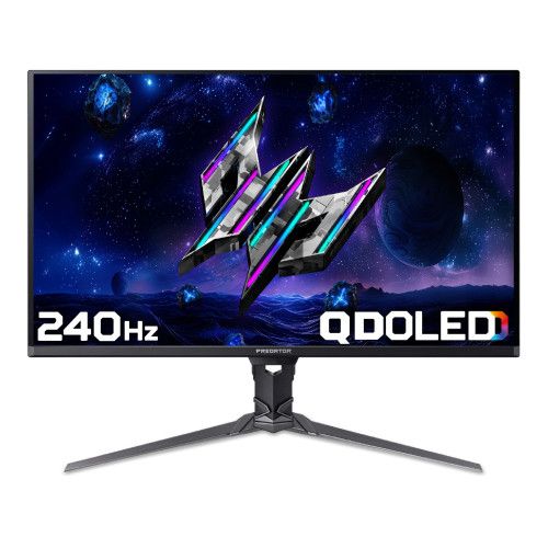 Acer Predator X32 X5 32" QD-OLED 4K UHD 240 Hz 0.03ms AI ProxiSense Height Adjustable Gaming Monitor with Speakers