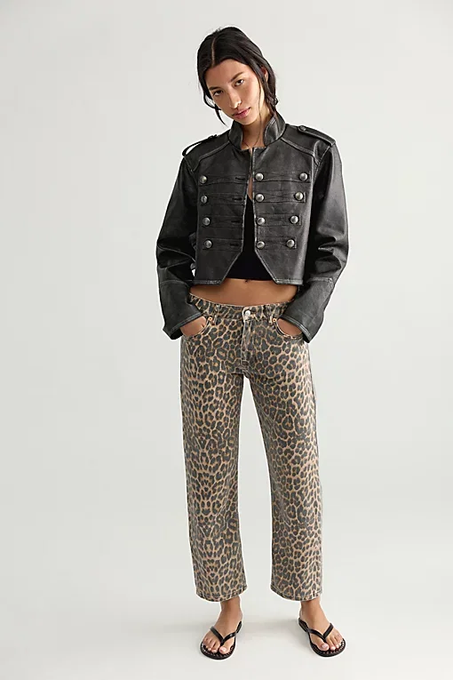 Re Done Mid Rise Blondie Crop Jeans