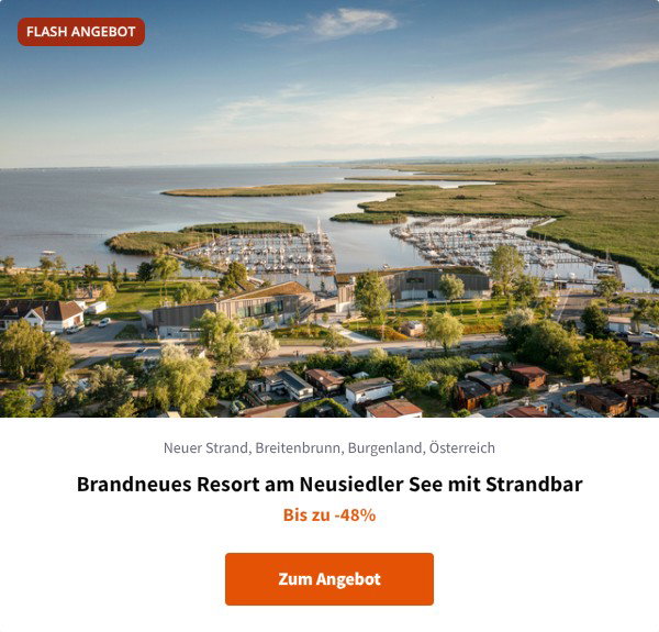 Brandneues Resort am Neusiedler See mit Strandbar