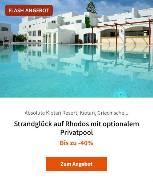 Strandglück auf Rhodos mit optionalem Privatpool