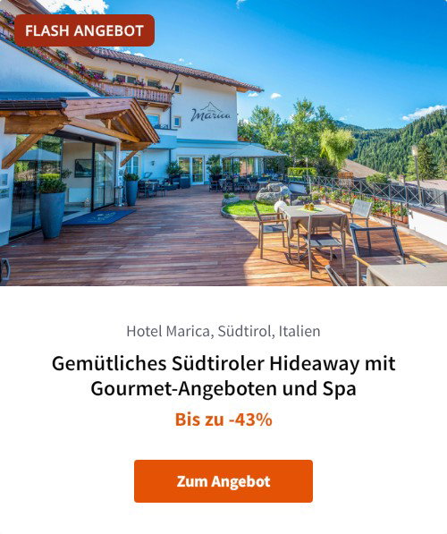 Gemütliches Südtiroler Hideaway mit Gourmet-Angeboten und Spa
