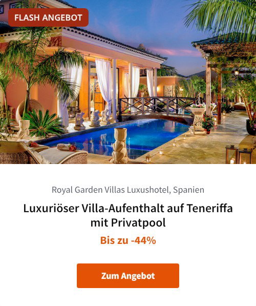 Luxuriöser Villa-Aufenthalt auf Teneriffa mit Privatpool