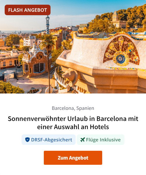Sonnenverwöhnter Urlaub in Barcelona mit einer Auswahl an Hotels