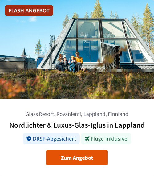 Nordlichter &amp; Luxus-Glas-Iglus in Lappland