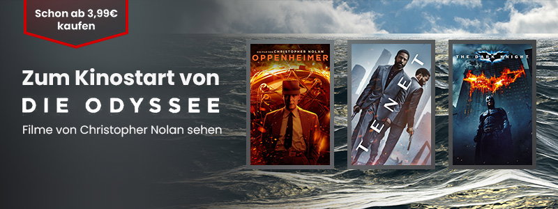 Zum Die Odyssee-Kinostart - Christopher Nolan-Filme ab 3,99€ kaufen