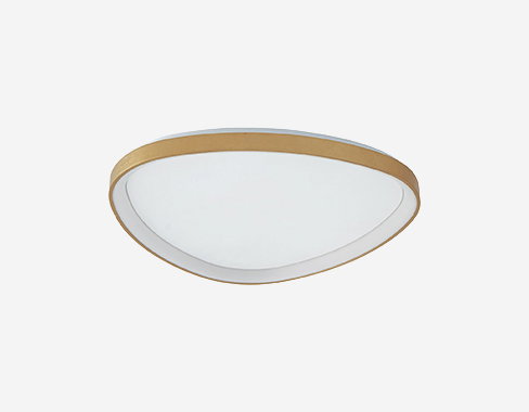 Plafón LED Lucande Asken, 61 cm, dorada, CCT, atenuable