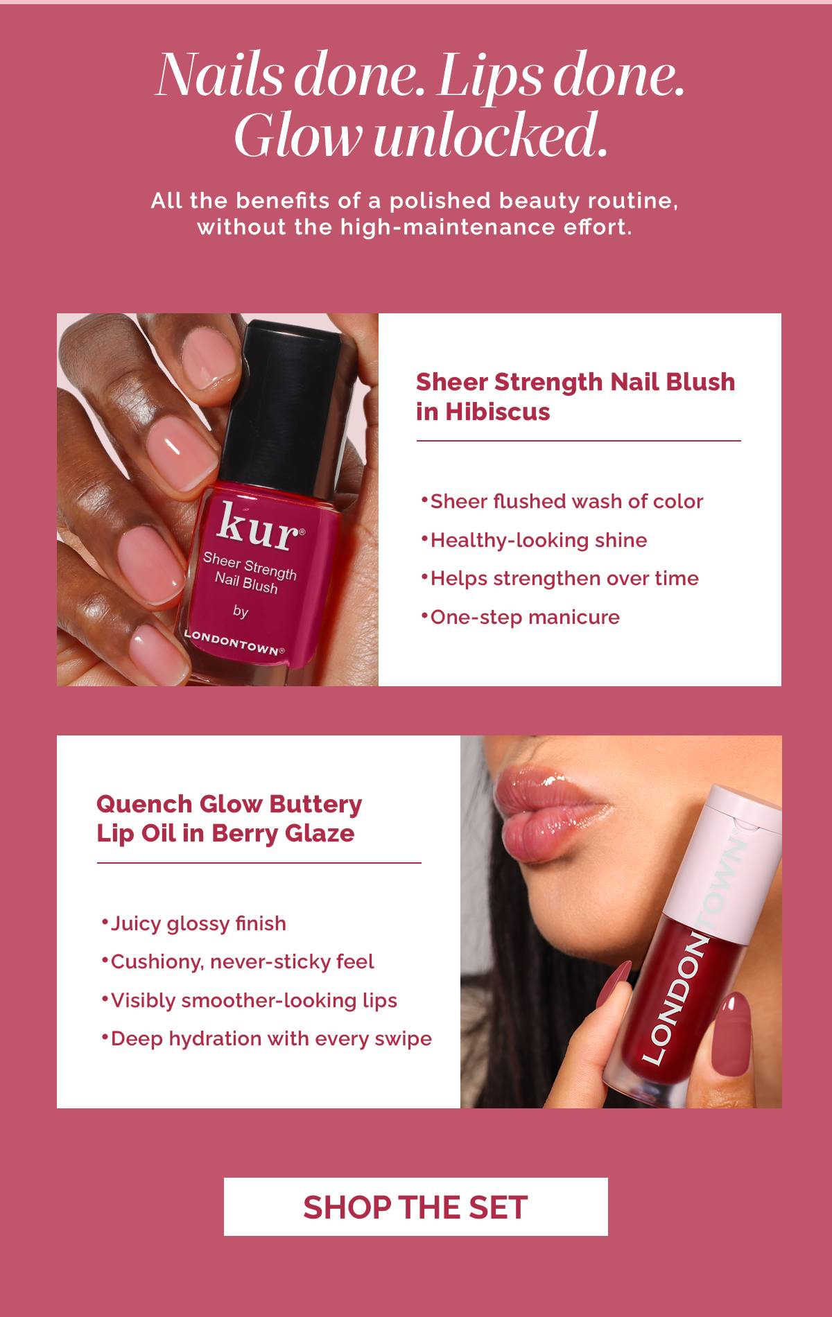 This duo delivers a polished beauty routine without the high-maintenance.