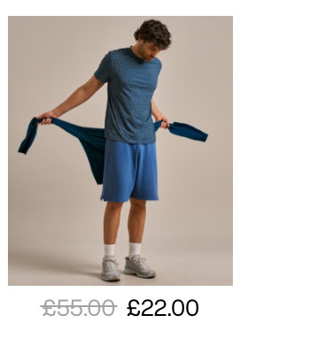 Brush Back Sweat Short