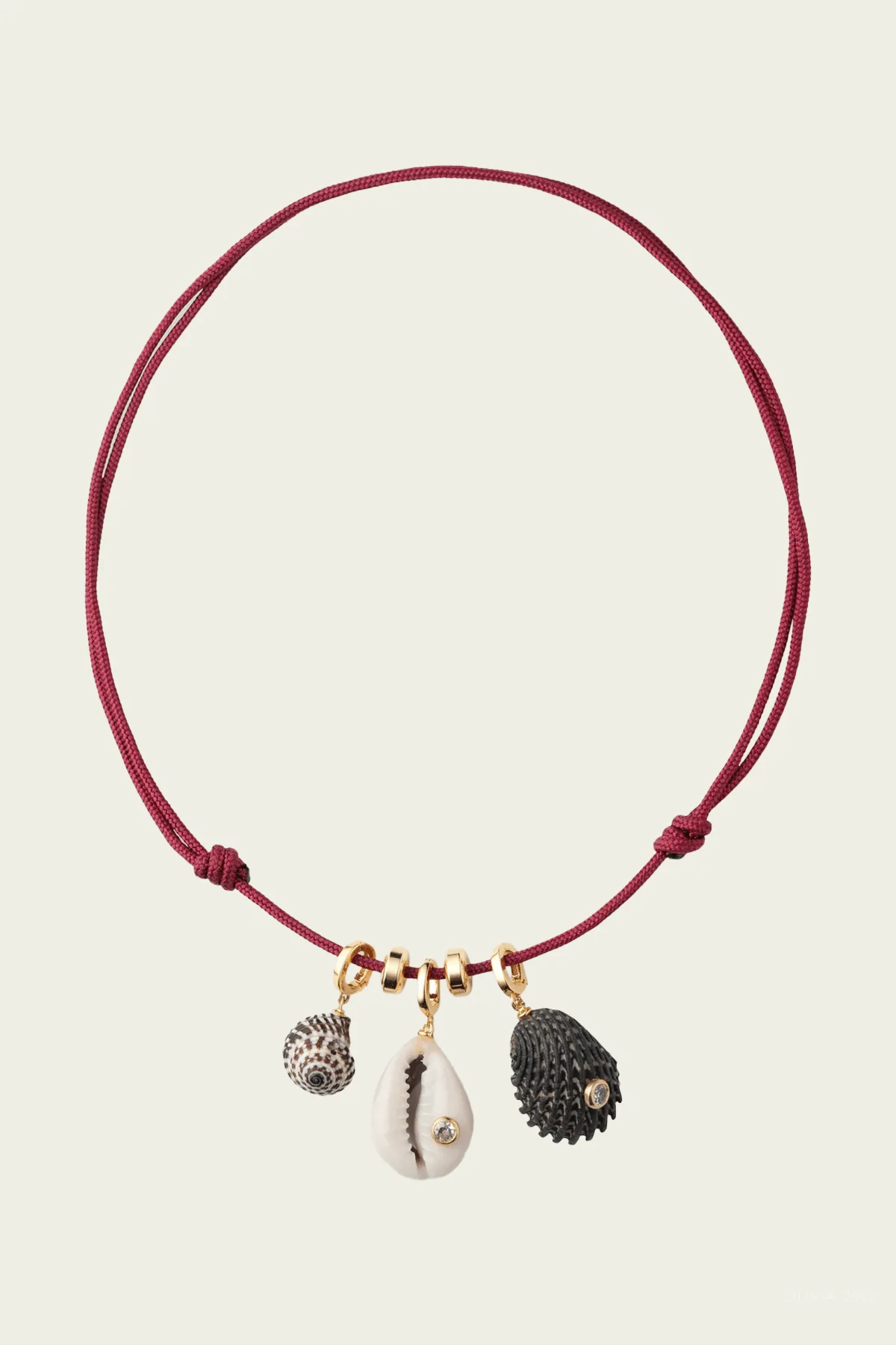 Image of Drift Necklace in Burgundy