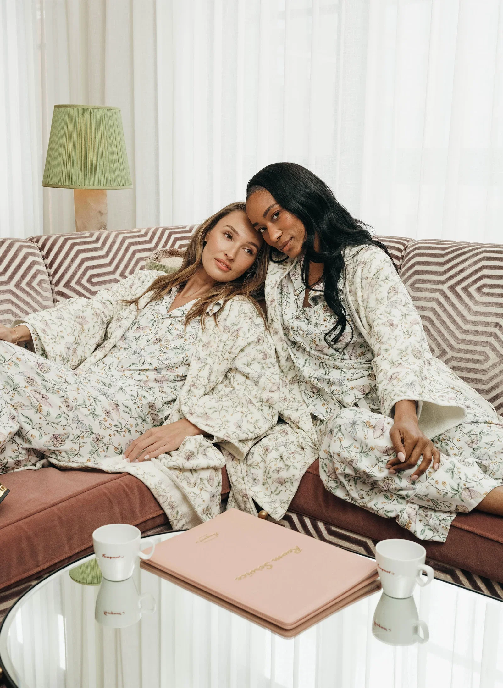 Image of Women's Organic Bathrobe - Botanical Whisper