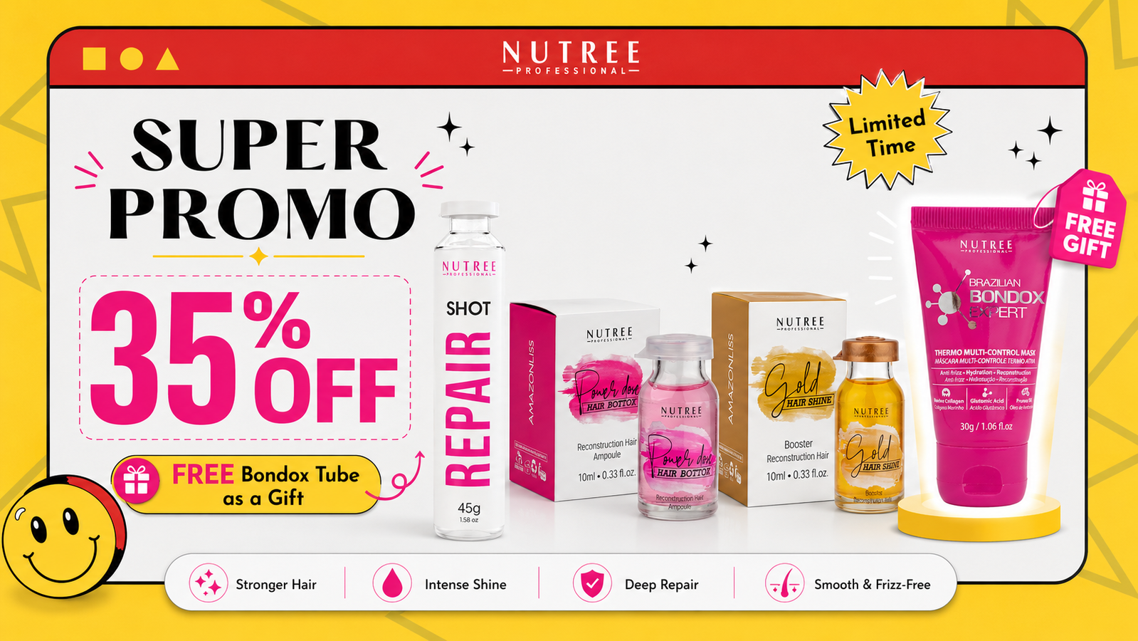 Super Promo: 35% off and a free Bondox tube