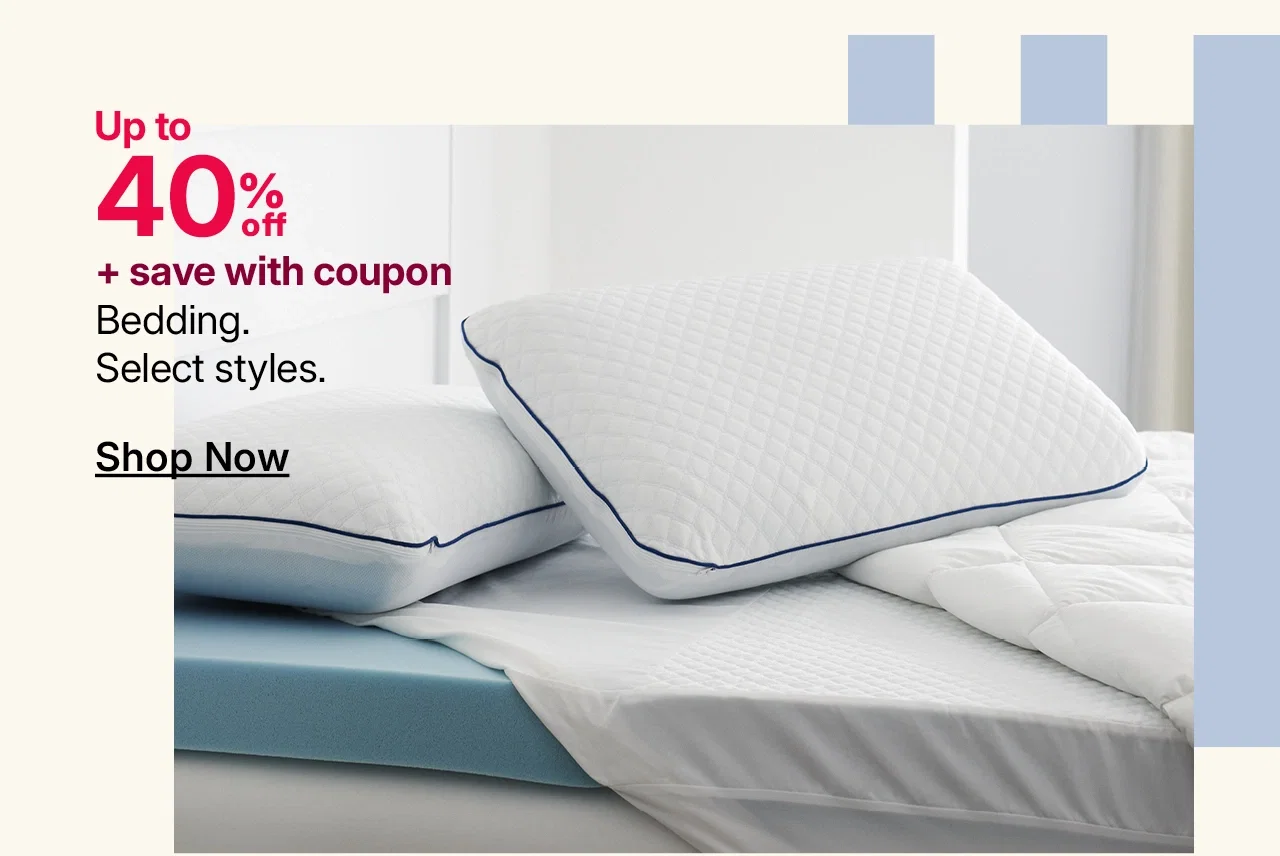 up to 40% off bedding