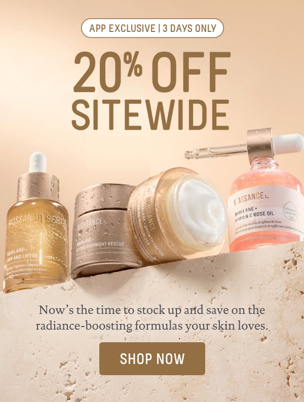 20% Off Sitewide