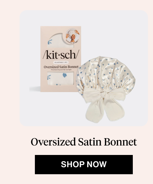 Oversized Satin Bonnet