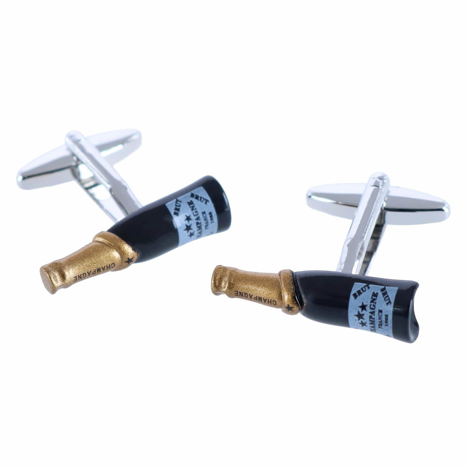 Image of Celebrate Champagne Bottle Novelty Cufflinks