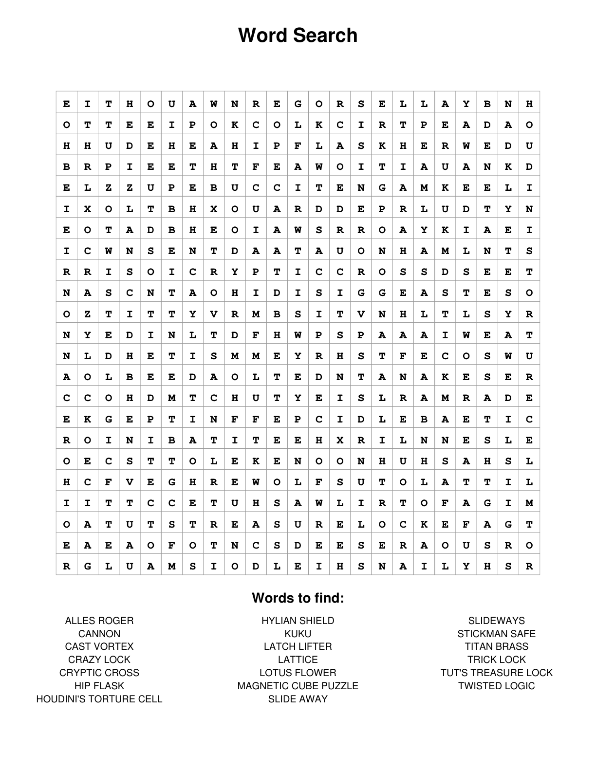 Puzzle Math logic puzzle