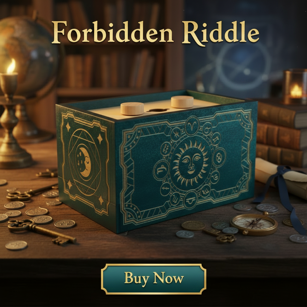 Forbidden Riddle - Wooden Puzzle Box