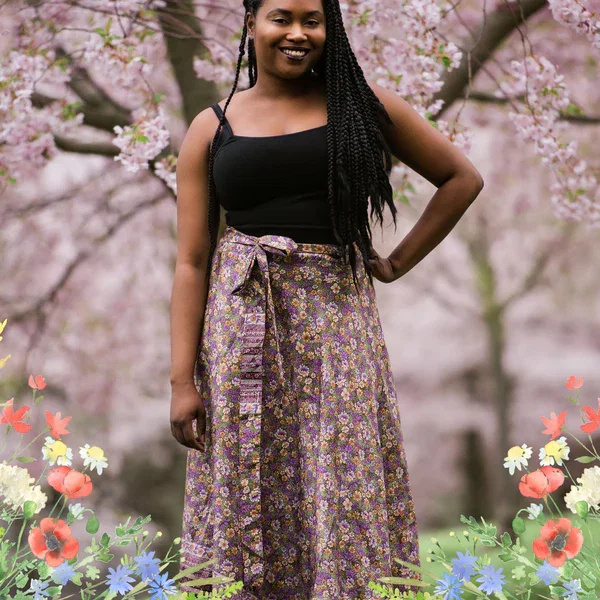 Wildflower Sari Wrap Skirts
