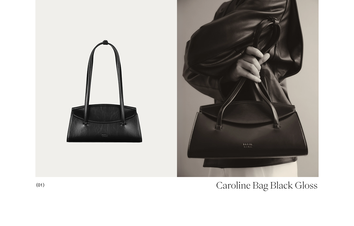 Caroline Bag Black Gloss