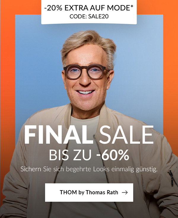Final Sale: bis zu -60% auf THOM by Thomas Rath