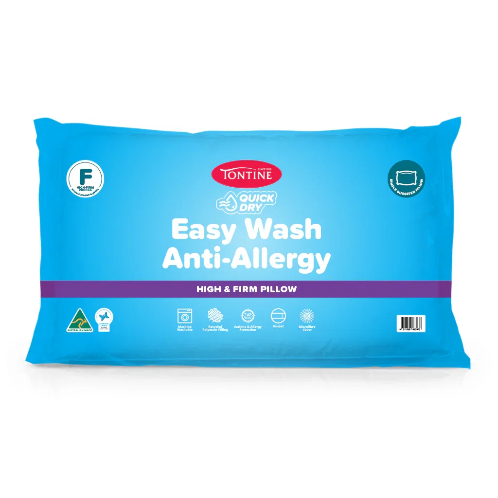 Image of Quick Dry Easy Wash Anti Allergy High & Firm Pillow