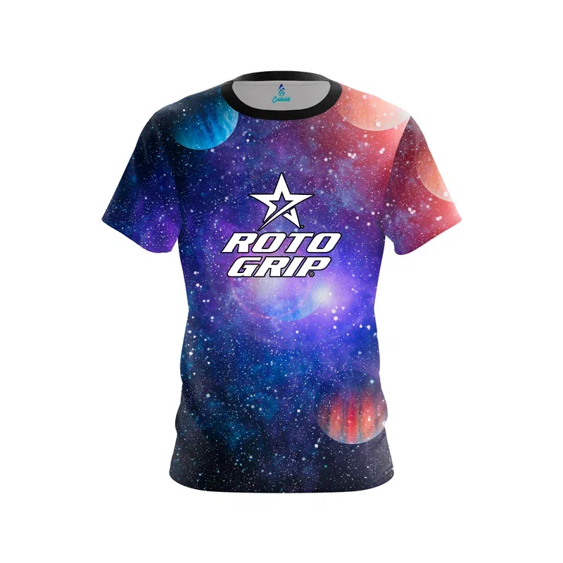 Image of Galaxy Spiral CoolWick Bowling Jersey - Roto Grip