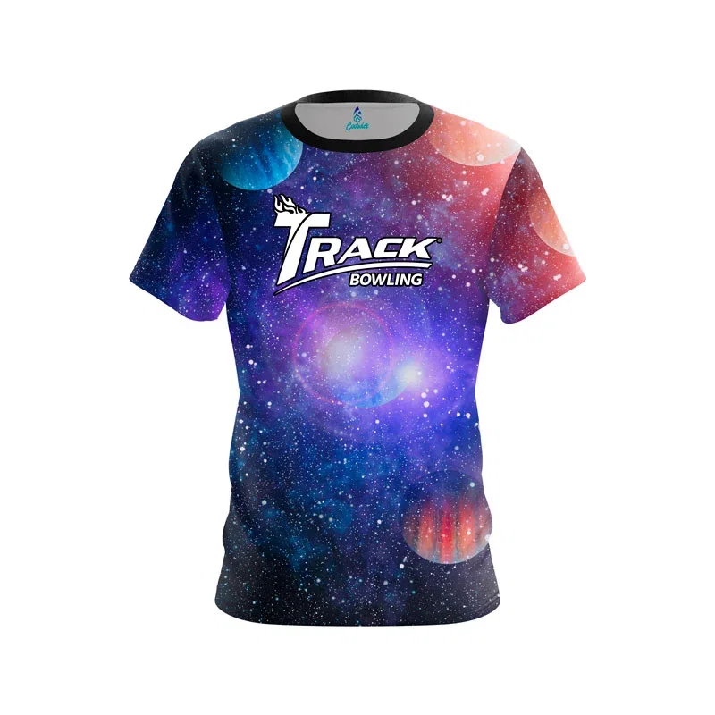 Image of Galaxy Spiral CoolWick Bowling Jersey - Track