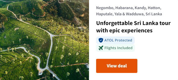 Unforgettable Sri Lanka tour with epic experiences