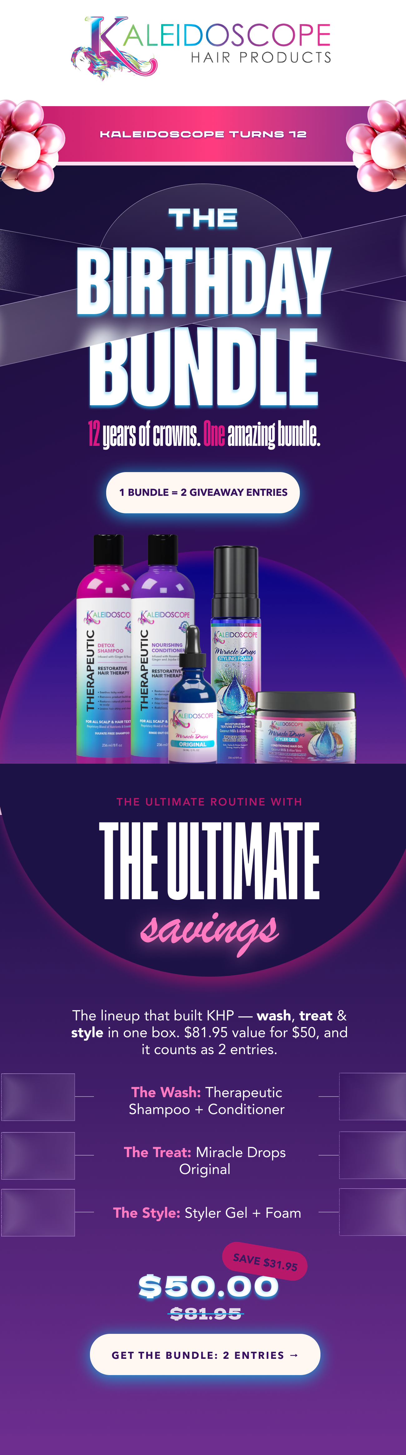 THE 12 YEAR BDAY BUNDLE- 1 BUNDLE, MASSIVE SAVINGS