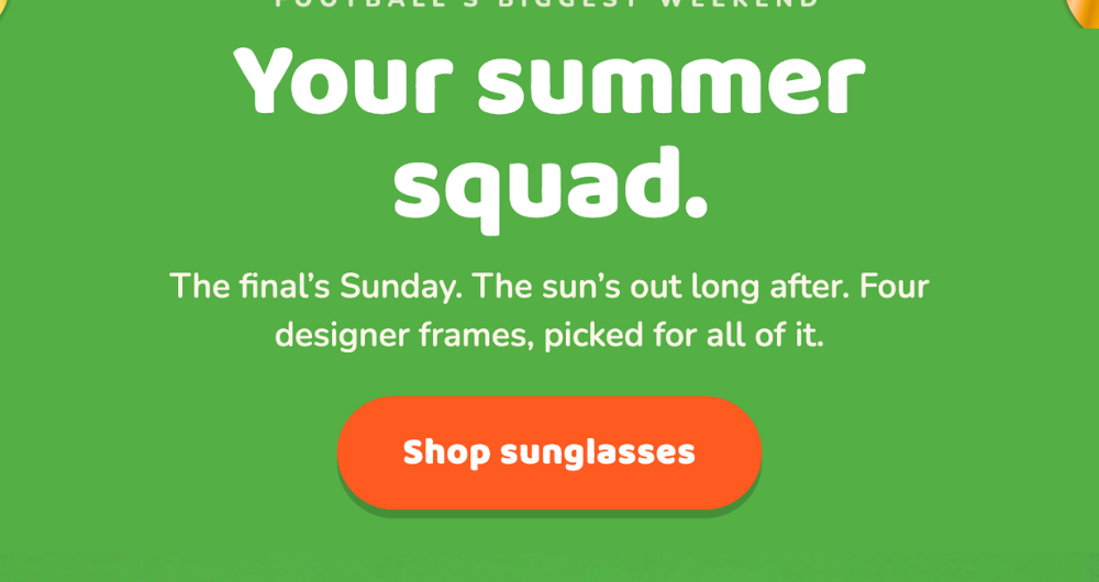 your summer squad, shop sunglasses
