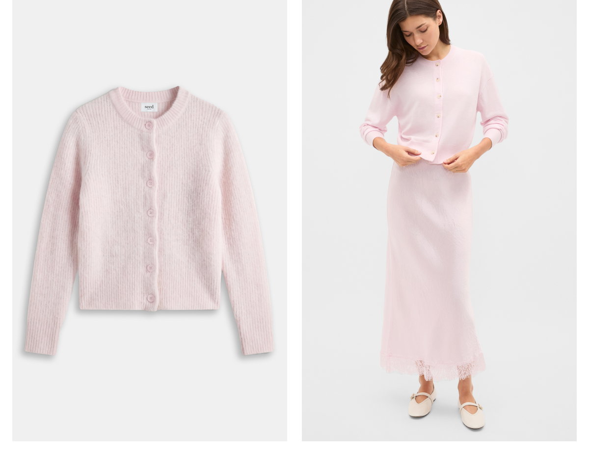 Lighten your winter palette with primrose pink.