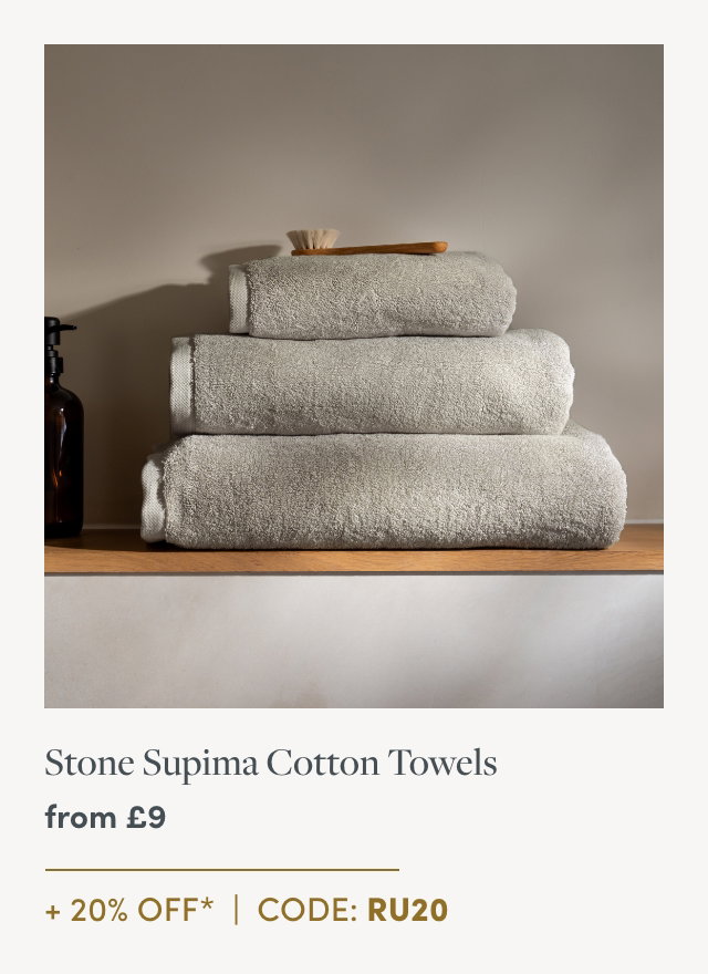 Stone Supima Cotton Towels