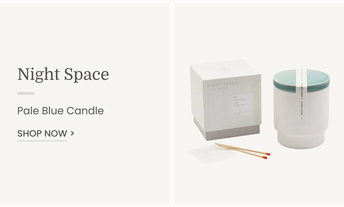Night Space | Pale Blue Candle