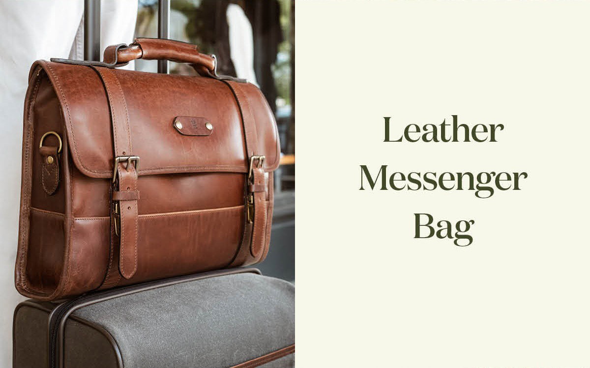 Leather Messenger Bag