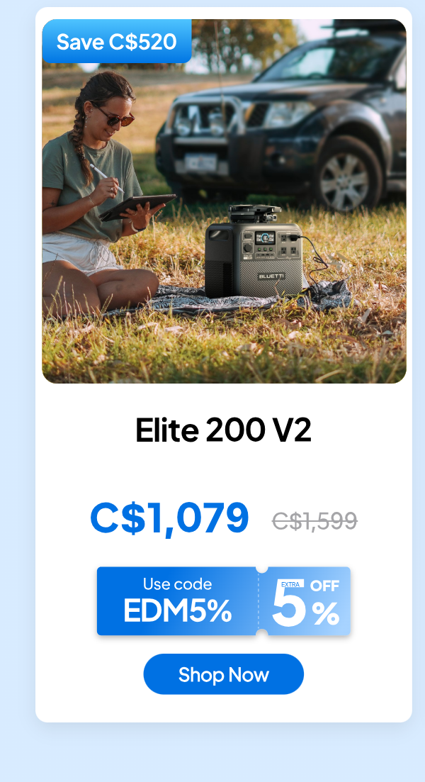BLUETTI Elite 200 V2, C$1,079