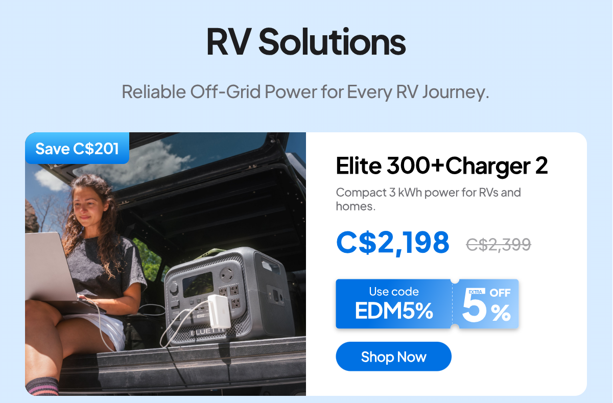BLUETTI Elite 300+Charger 2, C$2,198