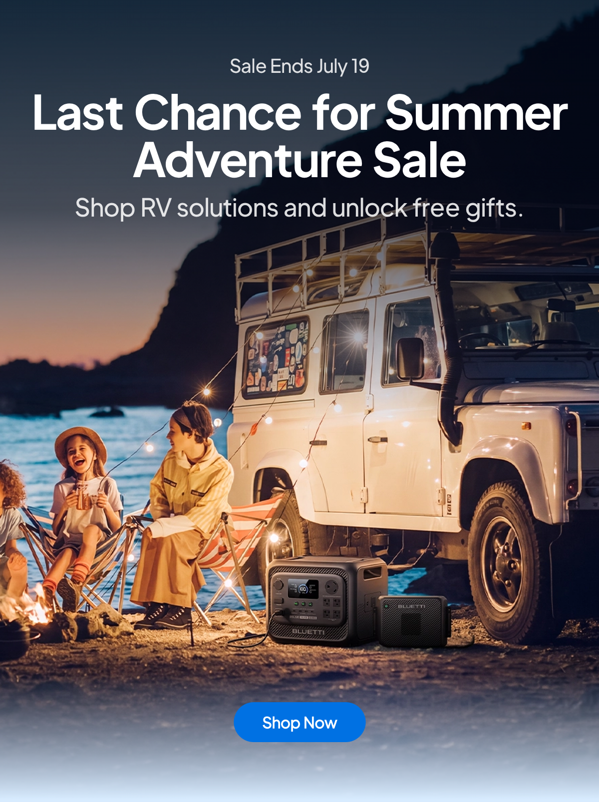 Summer Adventure Sale Banner