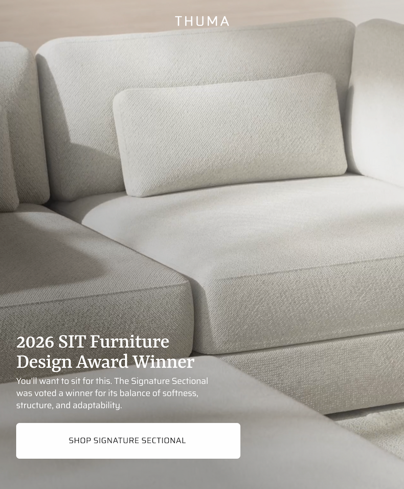 2026 SIT Furniture Design Award Winner