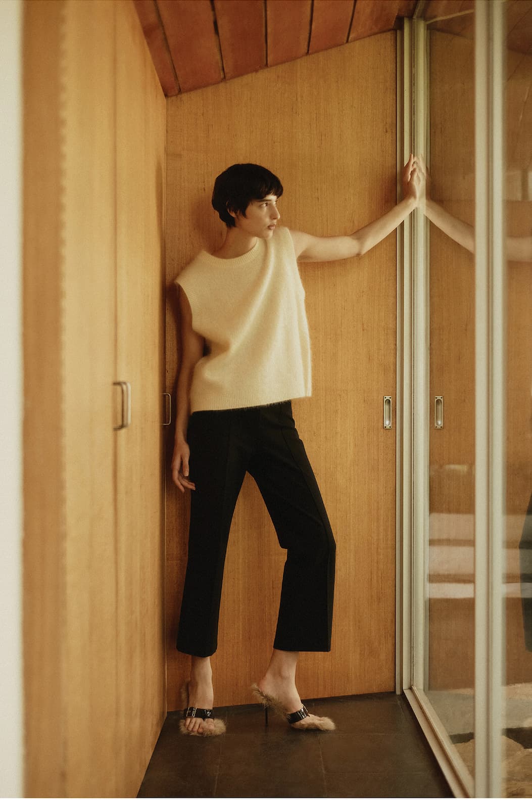 Jac + Jack Calder Merino Wool Vest - Banana