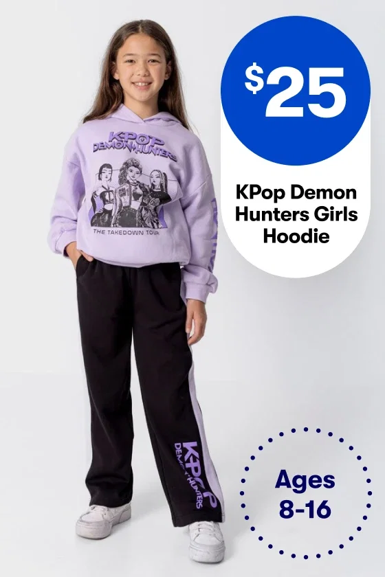 $25 KPop Demon Hunters Girls Hoodie