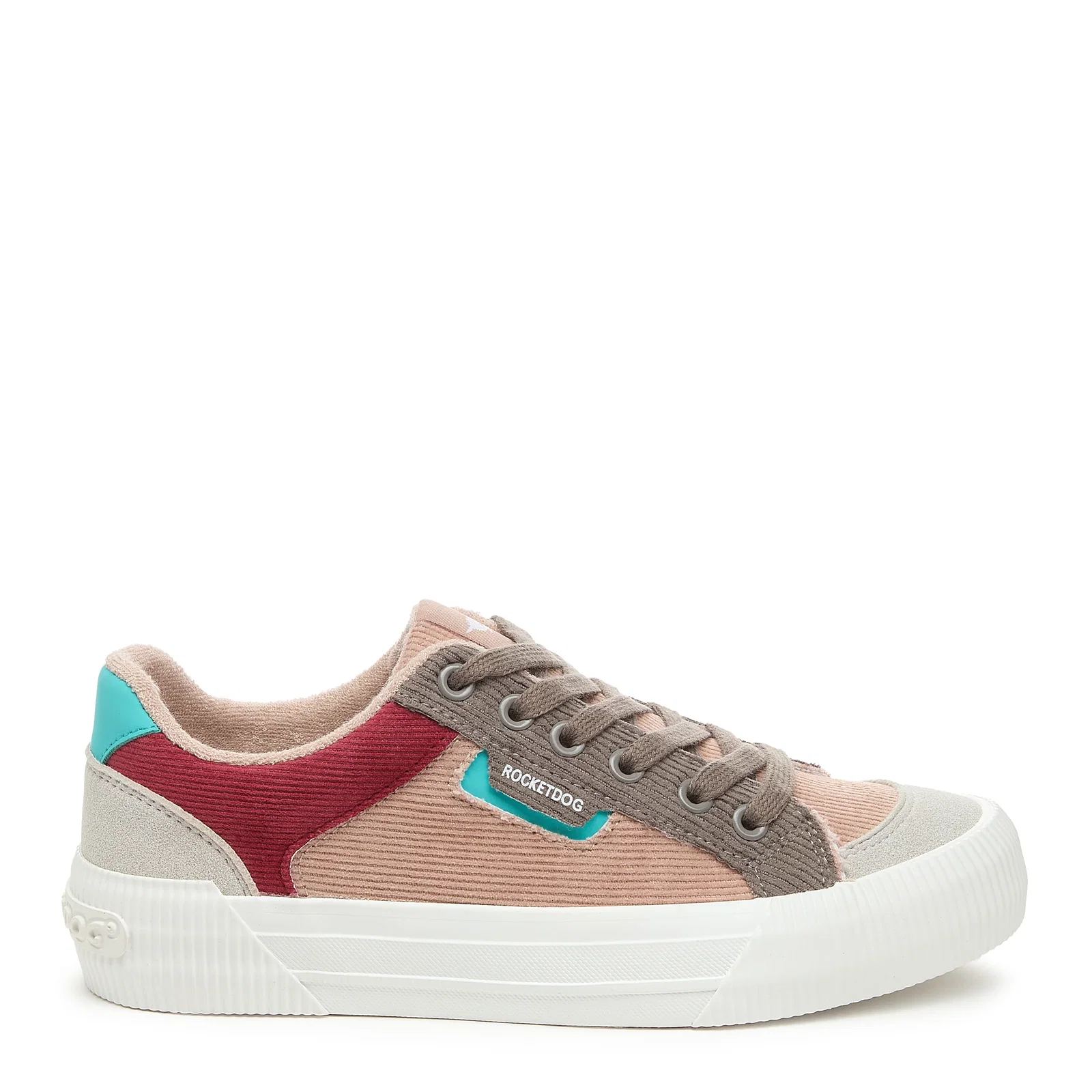 Image of Cheery Dusty Rose Corduroy Trainers
