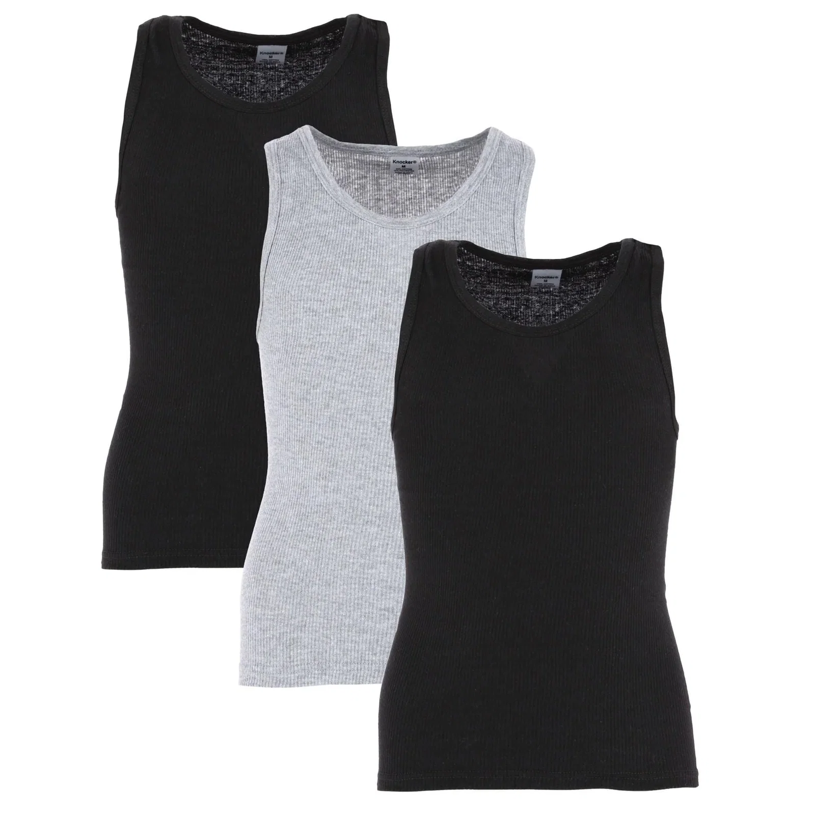Image of Knocker Boy's Assorted Color A-Shirts (3 Pack)