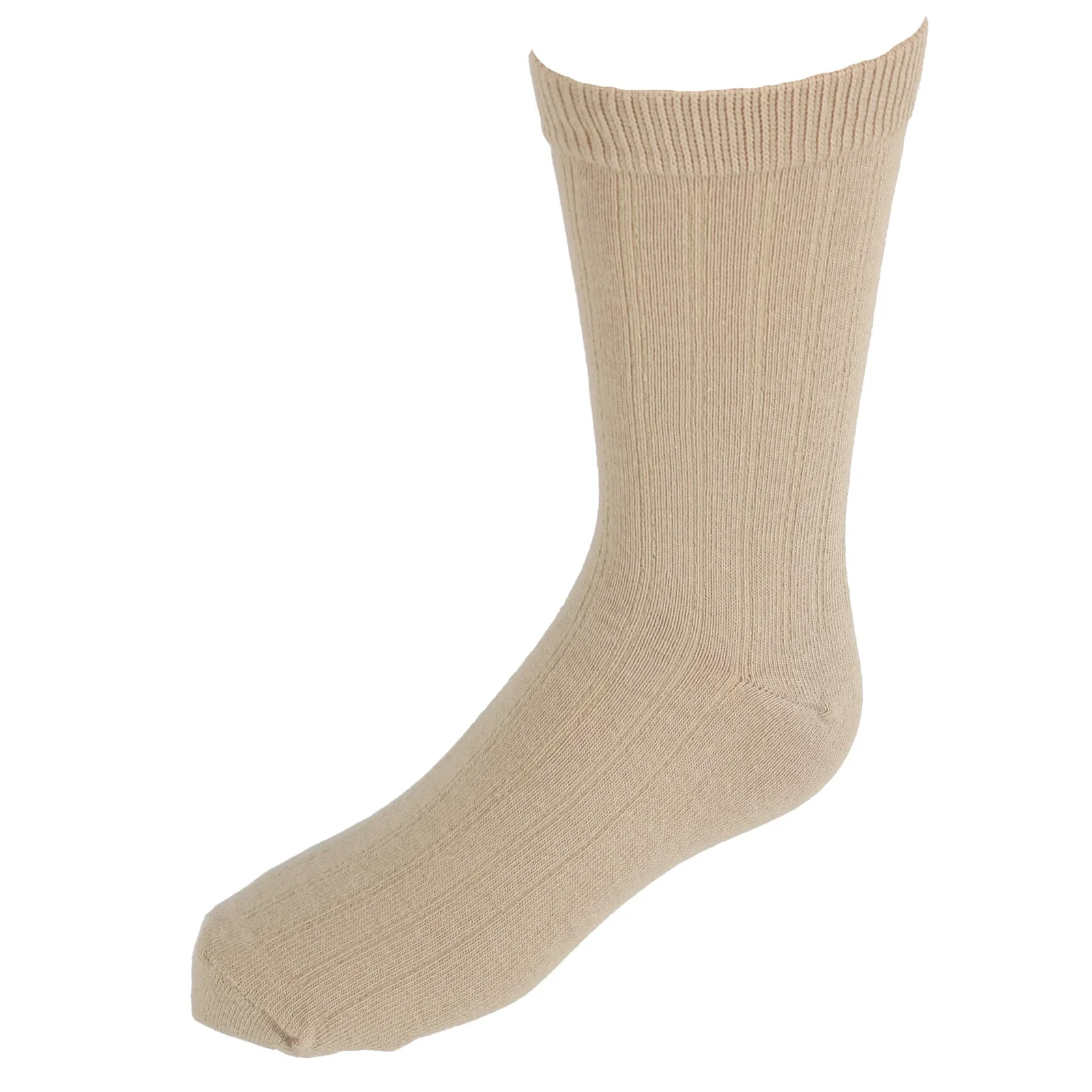 Image of Jefferies Socks Kids' Cotton Ribbed Uniform Crew Socks
