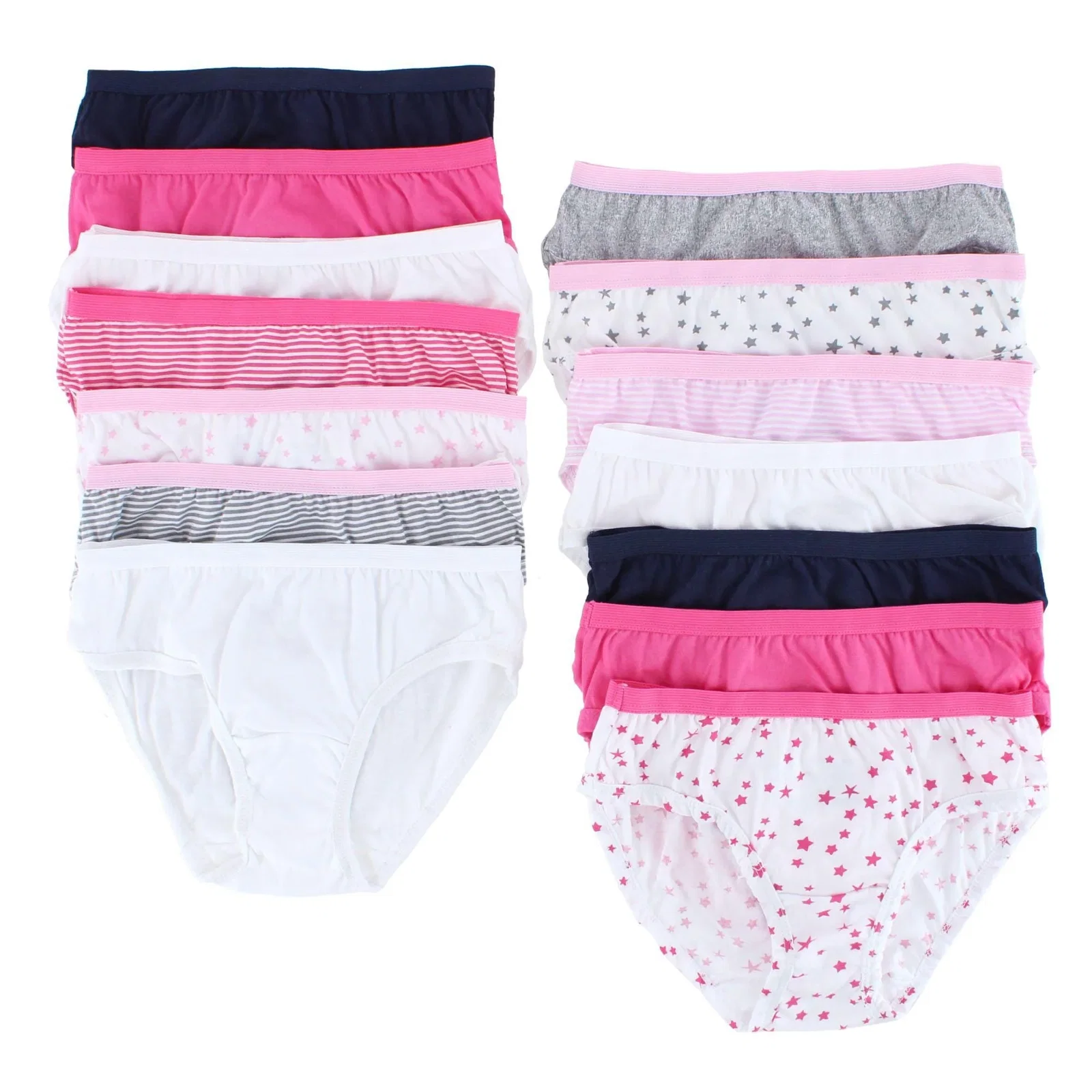 Image of Fruit of the Loom Girl's Classic Brief Underwear (14 Pack)