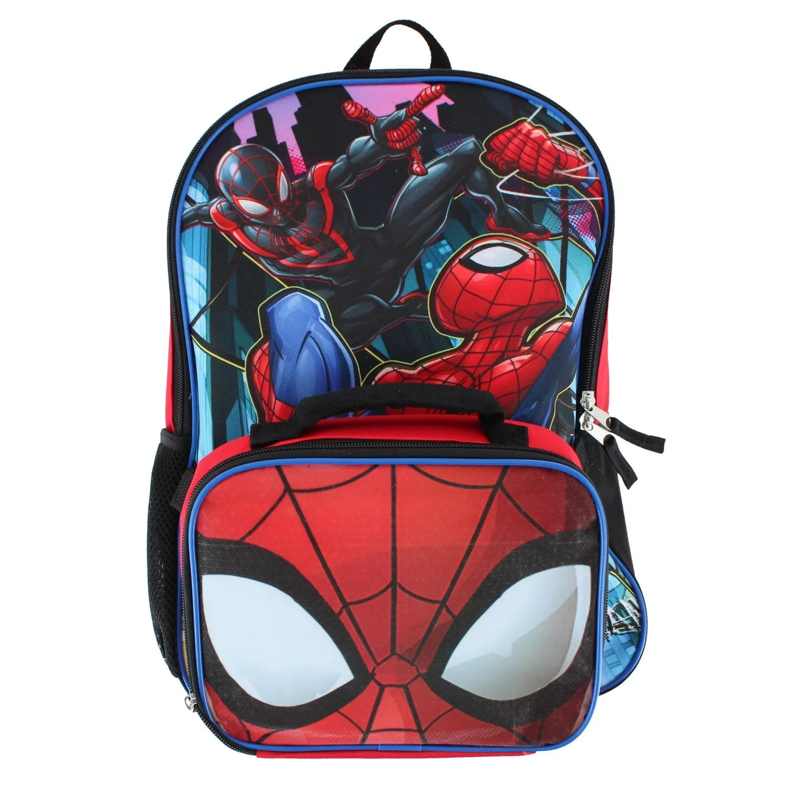 Image of U.P.D., INC Boy's Spiderman 16 Inch Backpack Set with Lunchbox