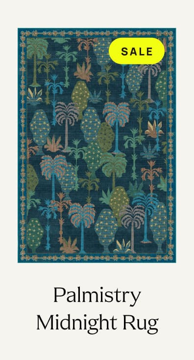 Palmistry Midnight Rug
