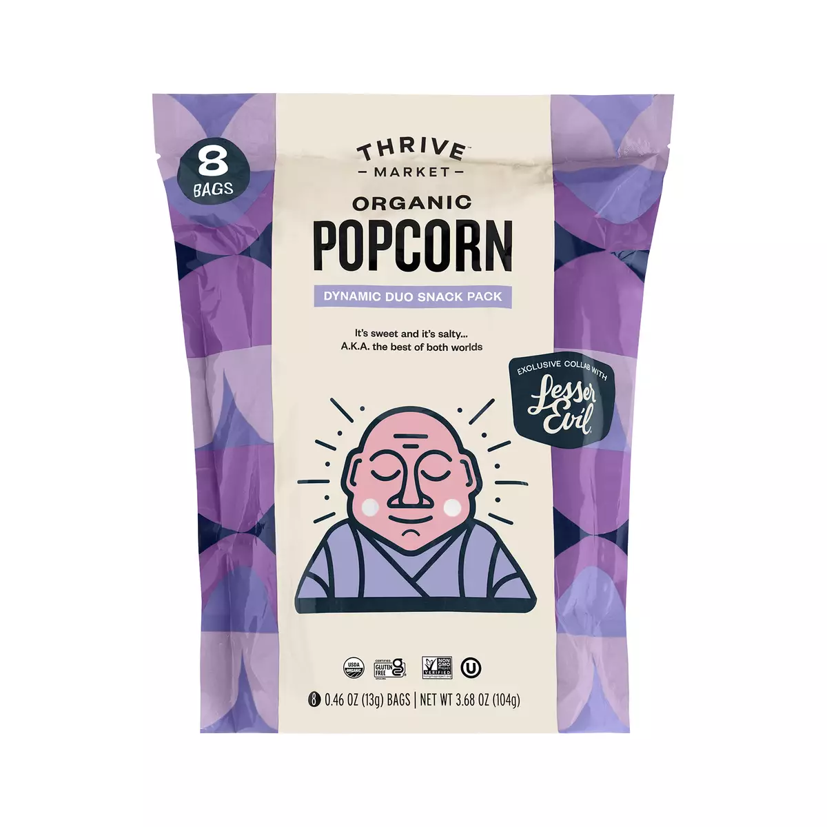Thrive Market Popcorn, Dynamic Duo Snack Pack